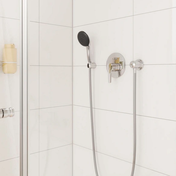 Handbrause »Vitalio Start 110«, BxL 110 x 160 mm, rund, chromfarben