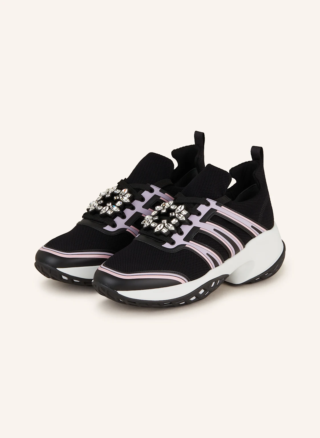 Roger Vivier Sneaker VIV' RUN mit Schmucksteinen