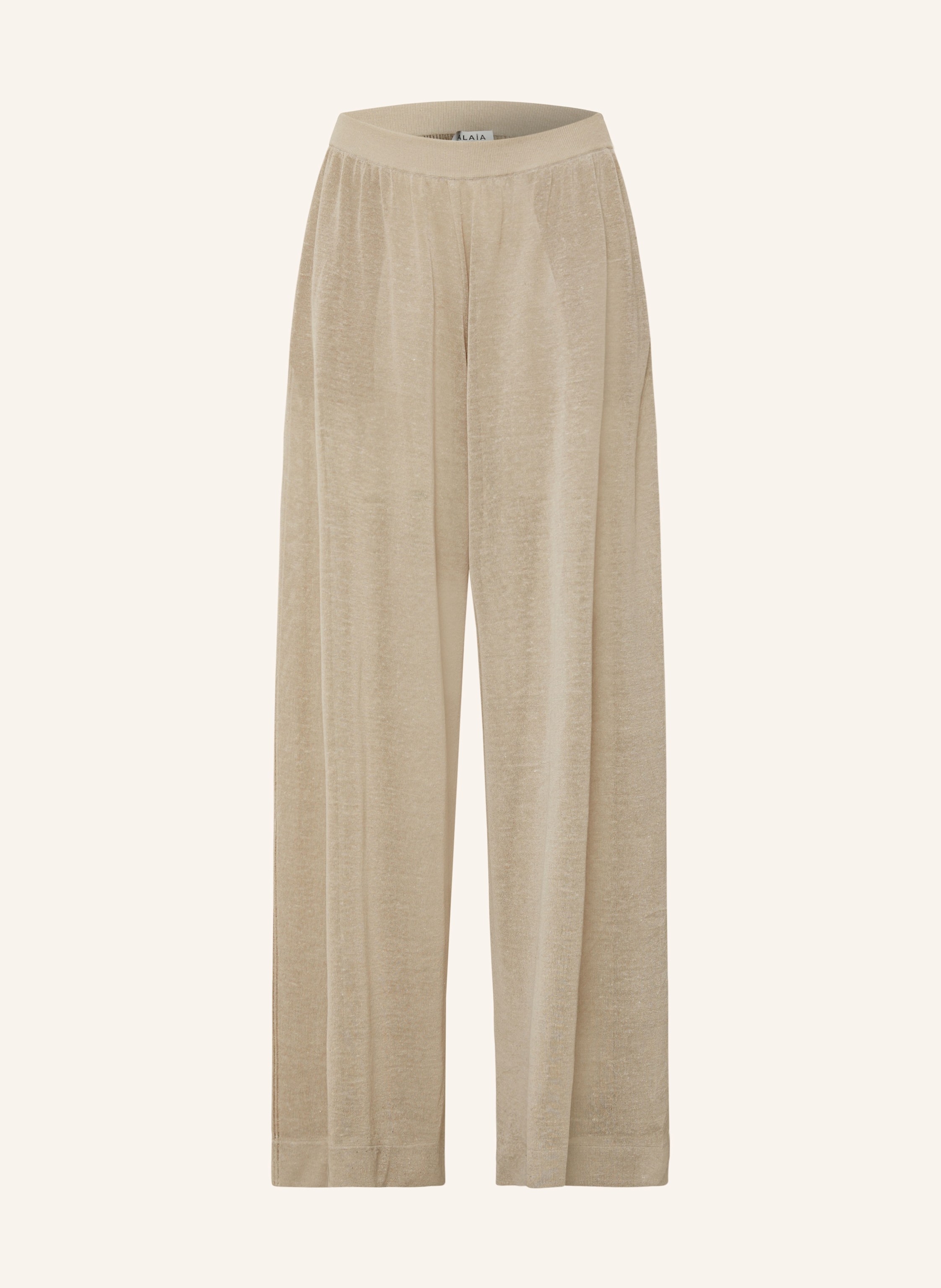 ALAÏA Strickhose aus Leinen