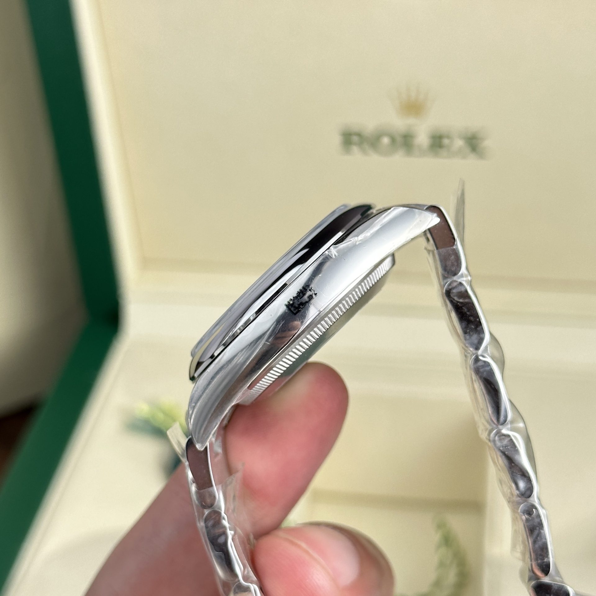 Rolex Oyster Perpetual 126000 904L Steel Blue Dial 36mm Oyster Super Clone
