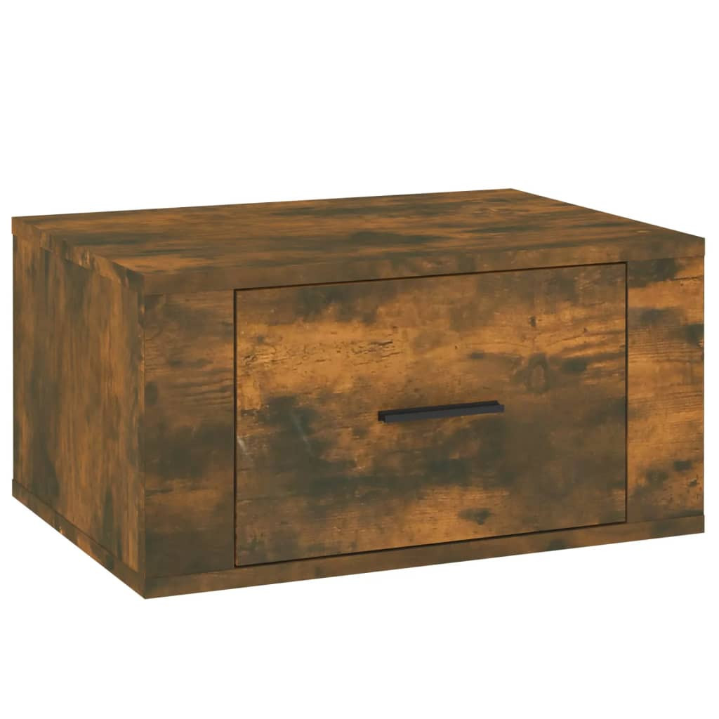 Szafka Nocna Stolik Komoda Brązowa Wisząca Do Sypialni 50x36x25 cm