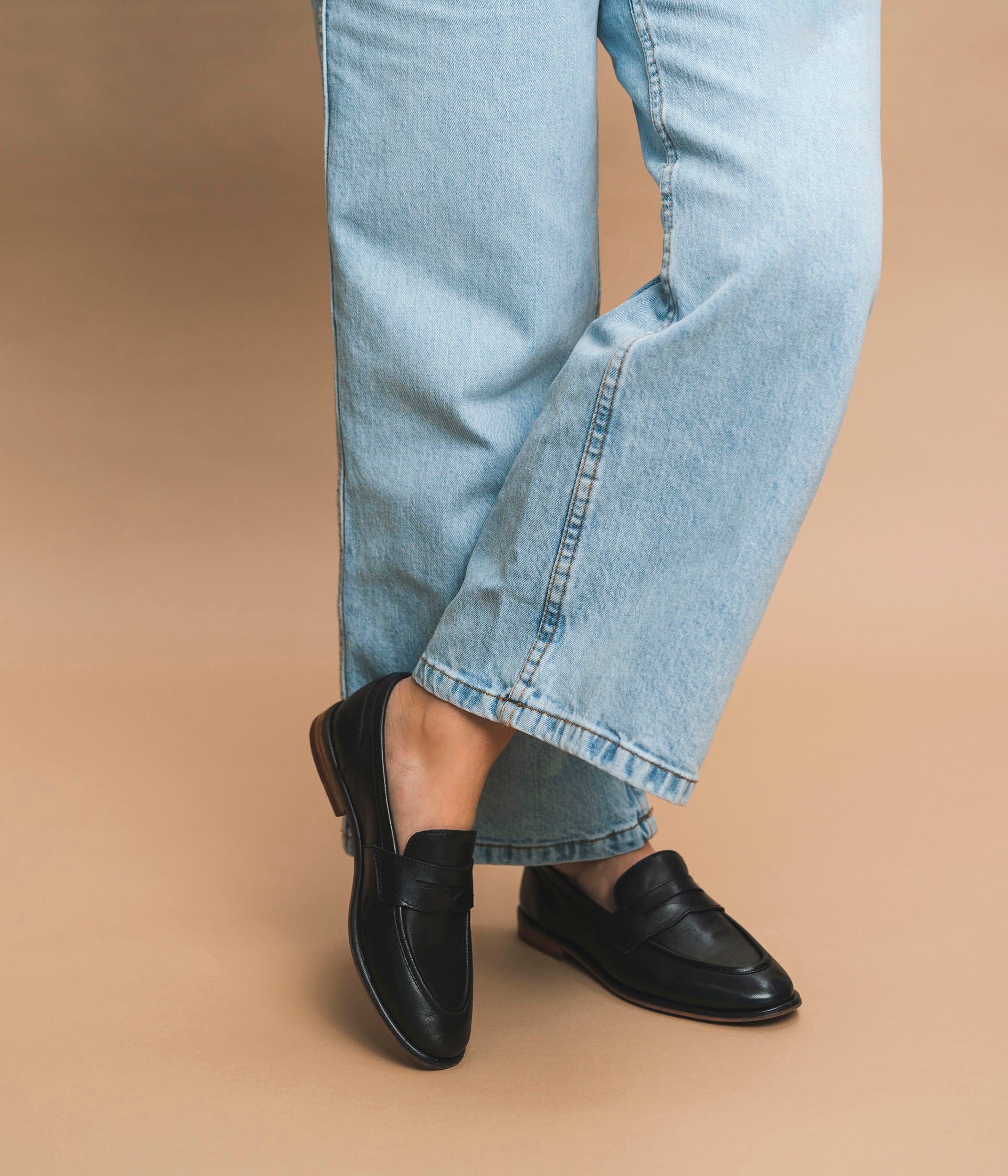 Mocassin Amber noir