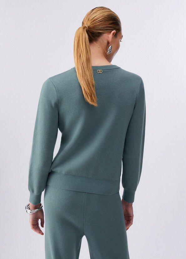 Maglia con perline