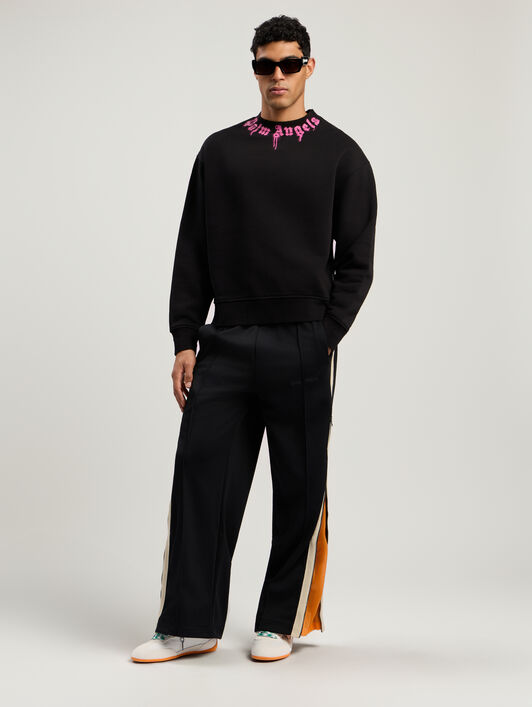 Neck Logo Crew Sweatshirt