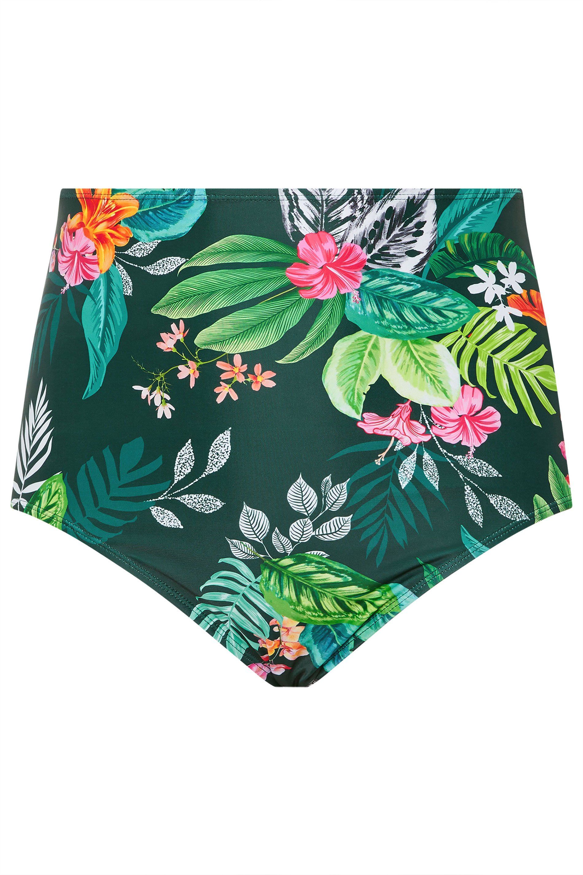 Yours Tropical Tummy Control Bikini Briefs