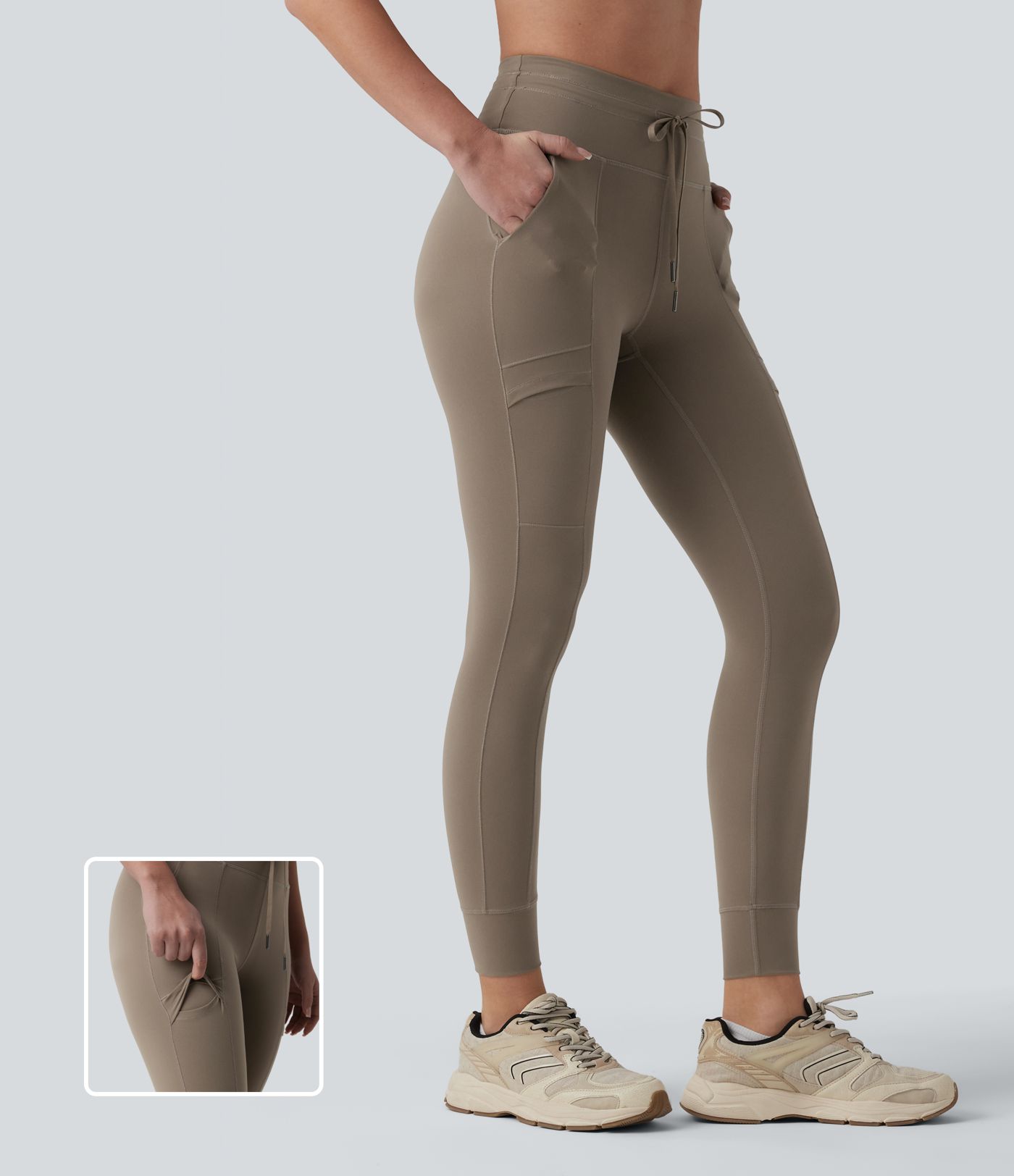 Halara UltraSculpt™ Legging cargo camping 7/8 taille haute à cordon de serrage avec poches