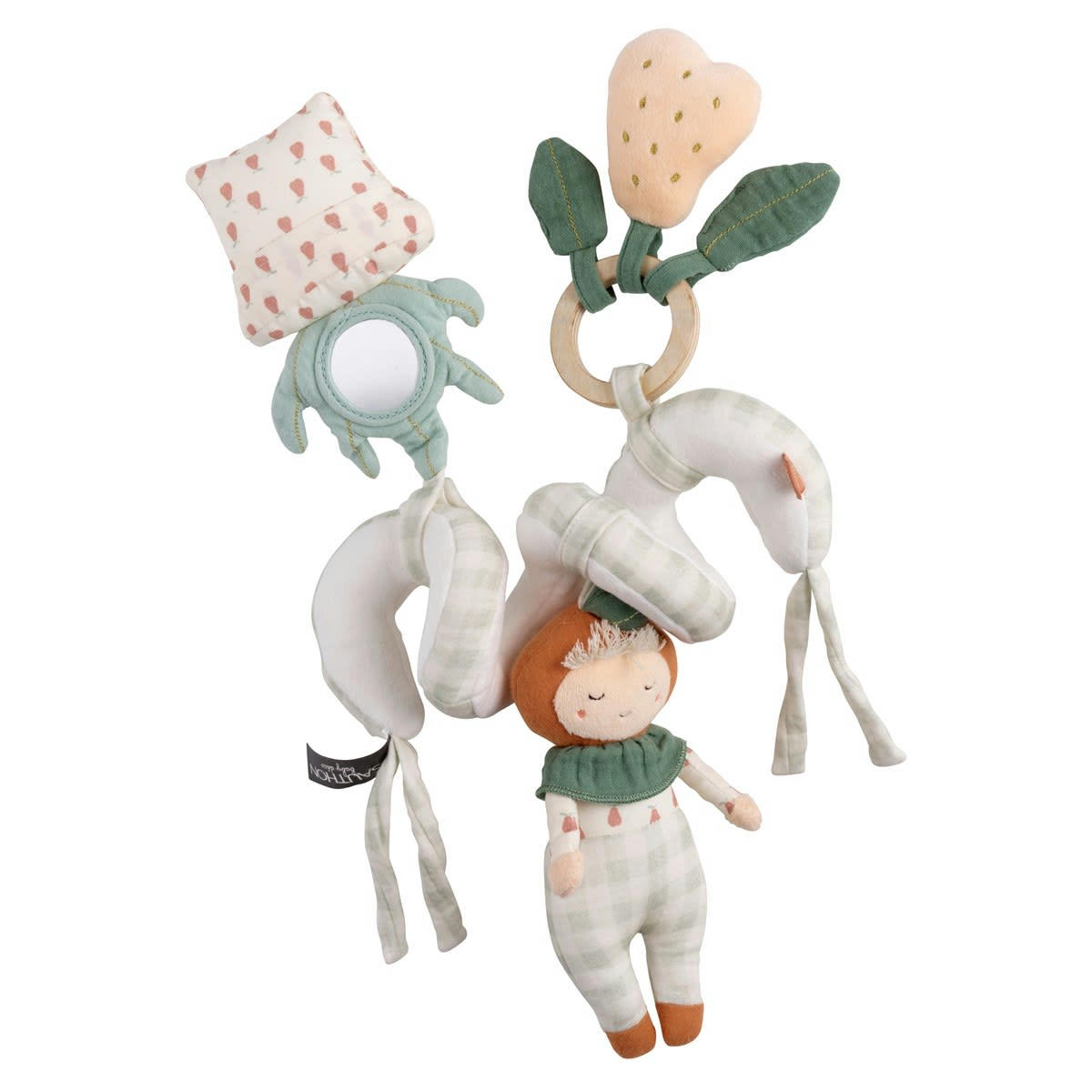 BOTANICA - Spirale d'activités en velours blanc