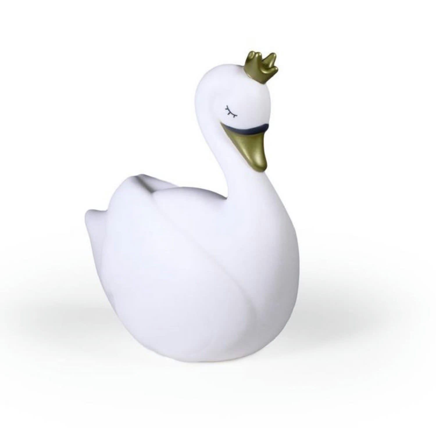 DAME BLANCHE - Veilleuse LED cygne H18cm