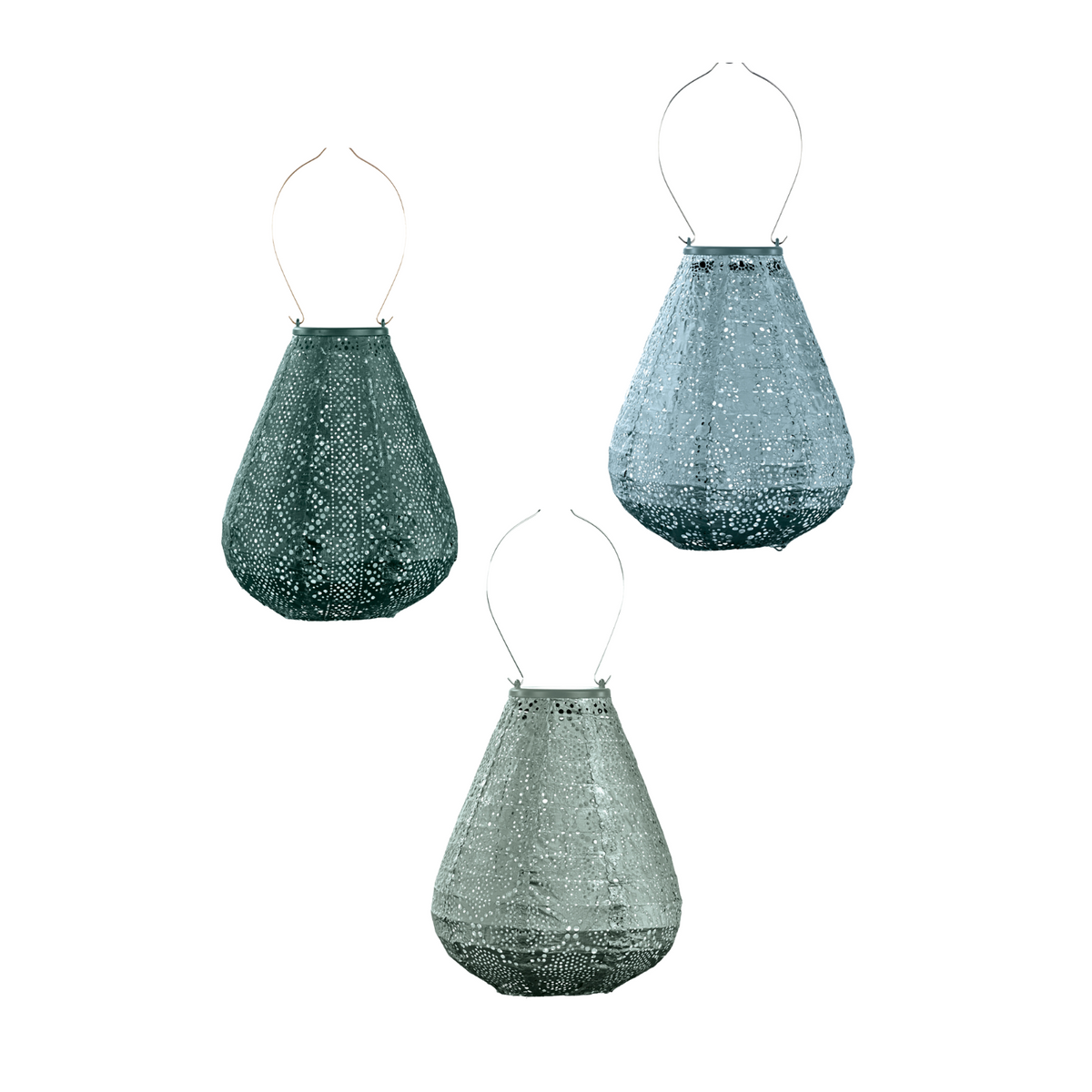 Lumiz solar lampion - tulip set - 3 stuks