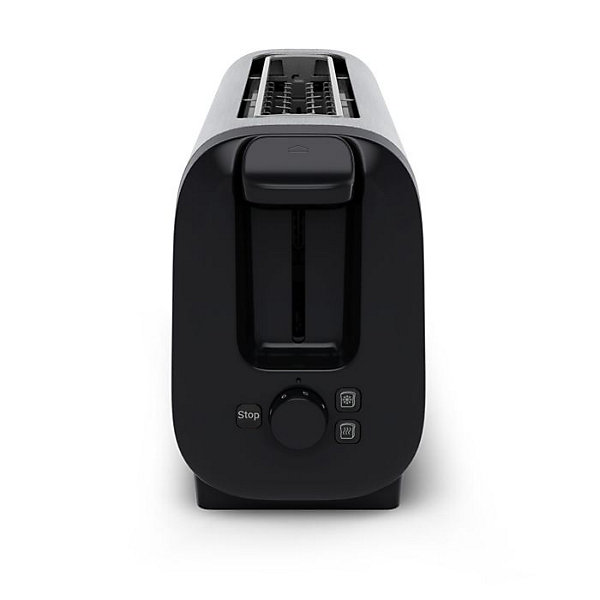 Moulinex Subito, Grille-pain longue fente, Grillage plus rapide, Noir et inox, LS5S0DE0