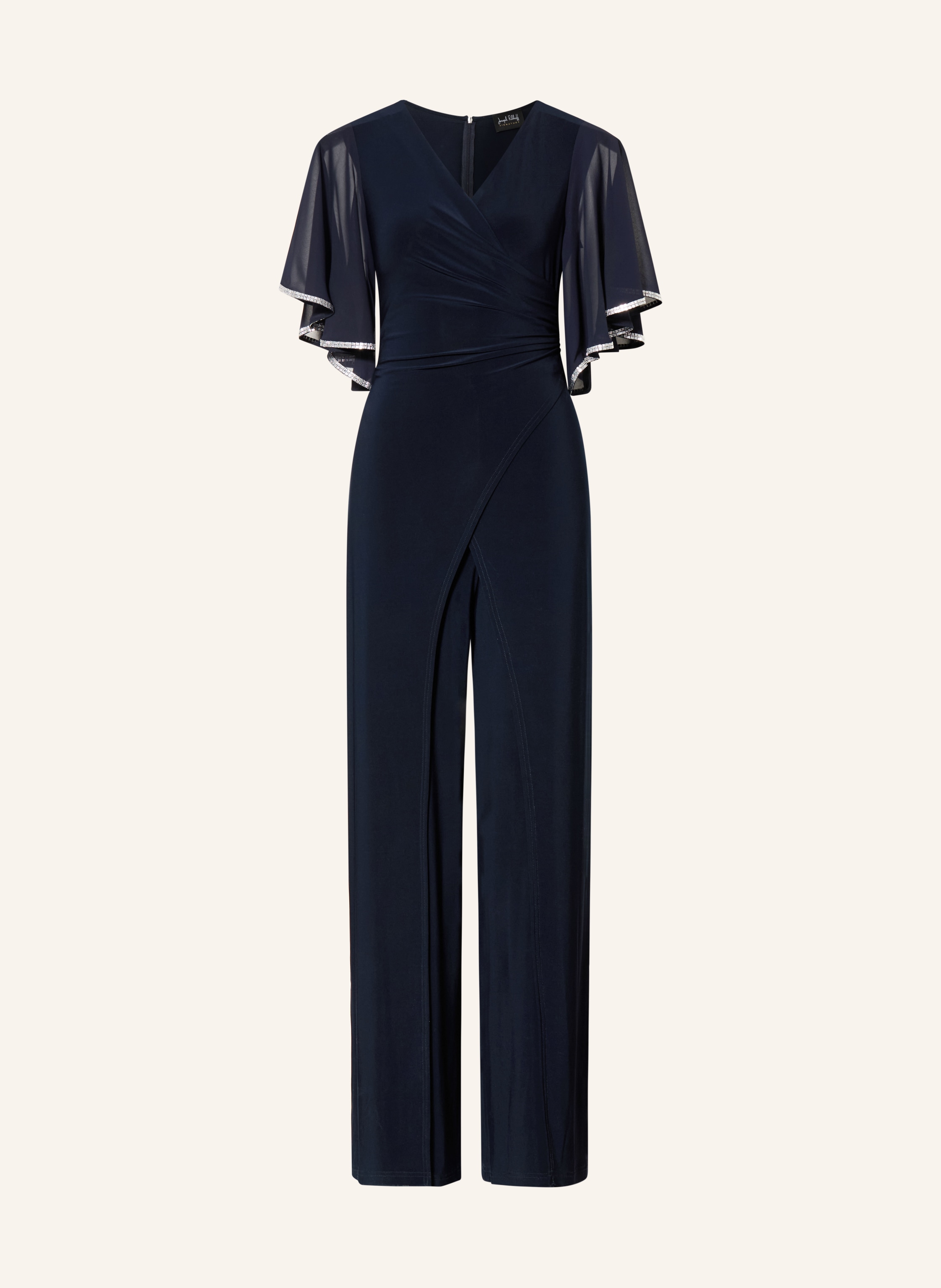 Joseph Ribkoff SIGNATURE Jumpsuit mit Schmucksteinen und Volants