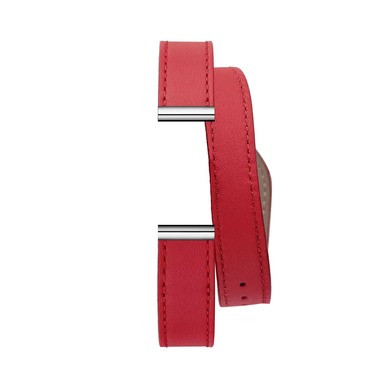 ANTARÈS – BRACELET DOUBLE – ROUGE COQUELICOT