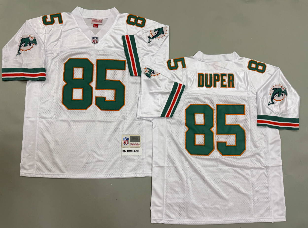Mark Duper Miami Dolphins Authentic Throwback Retired Player Jersey