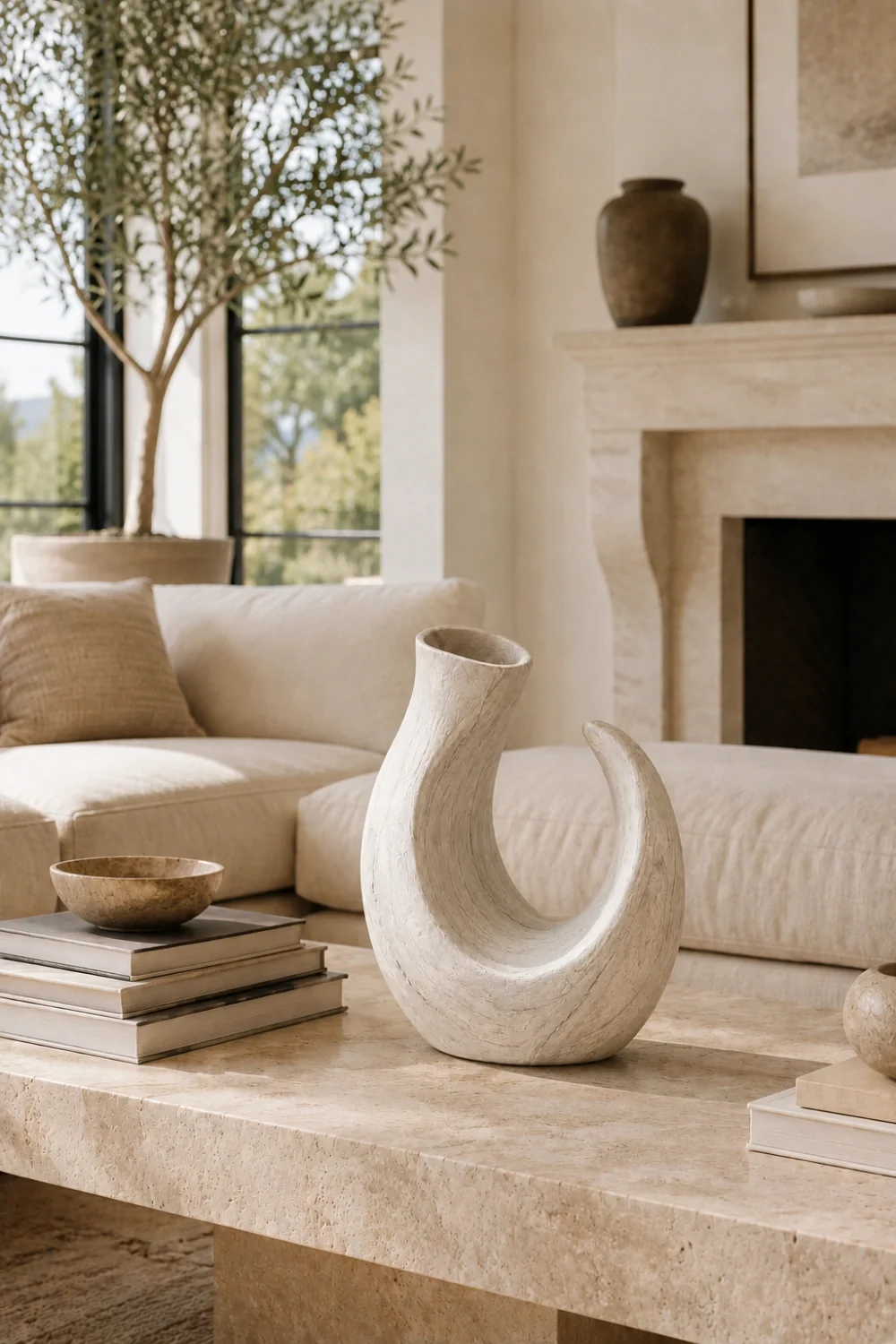 Vase Wood Sculpture #WG086