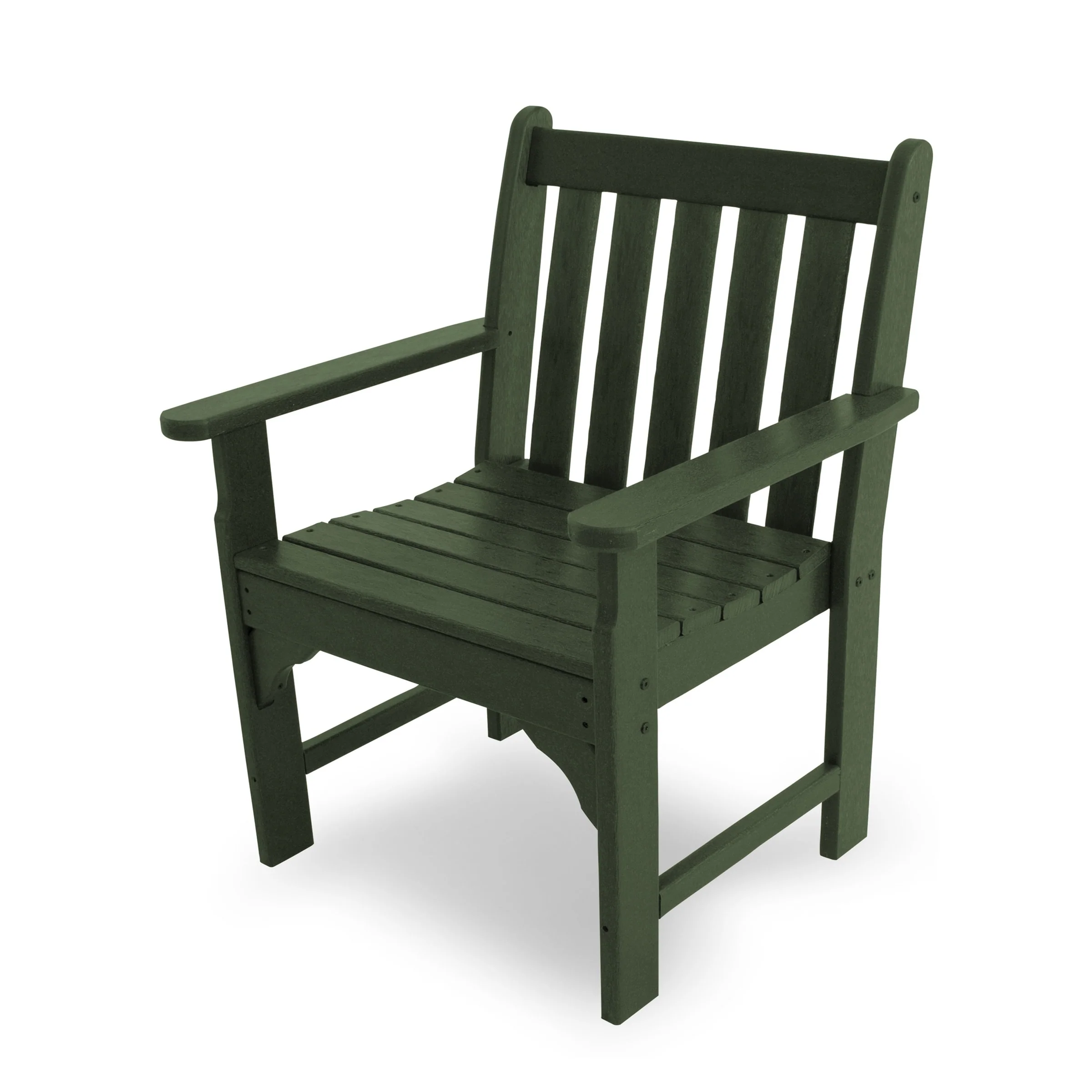 POLYWOOD Traditional Poly Resin Vineyard Outdoor Arm Chair