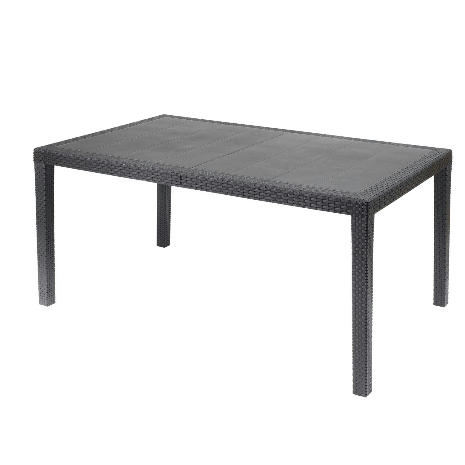 - Table de jardin anthracite L150