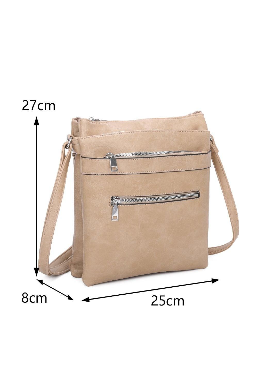 Fontanella Fashion Tiguna Triple Pockets PU Messenger Bag