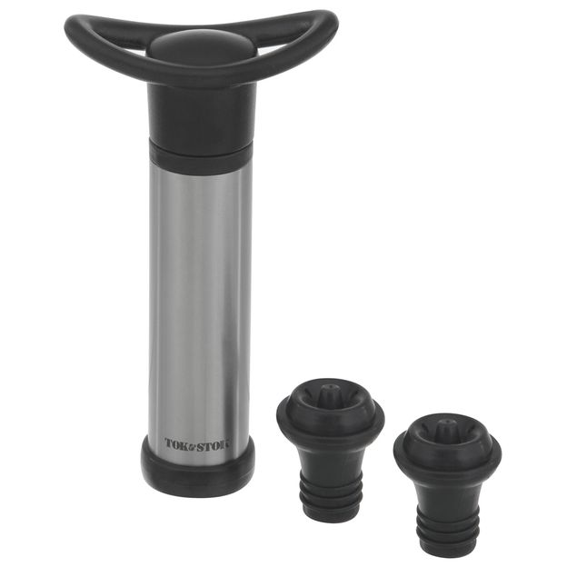 KIT BOMBA VACUO PARA VINHO 3PEÇAS PIPE