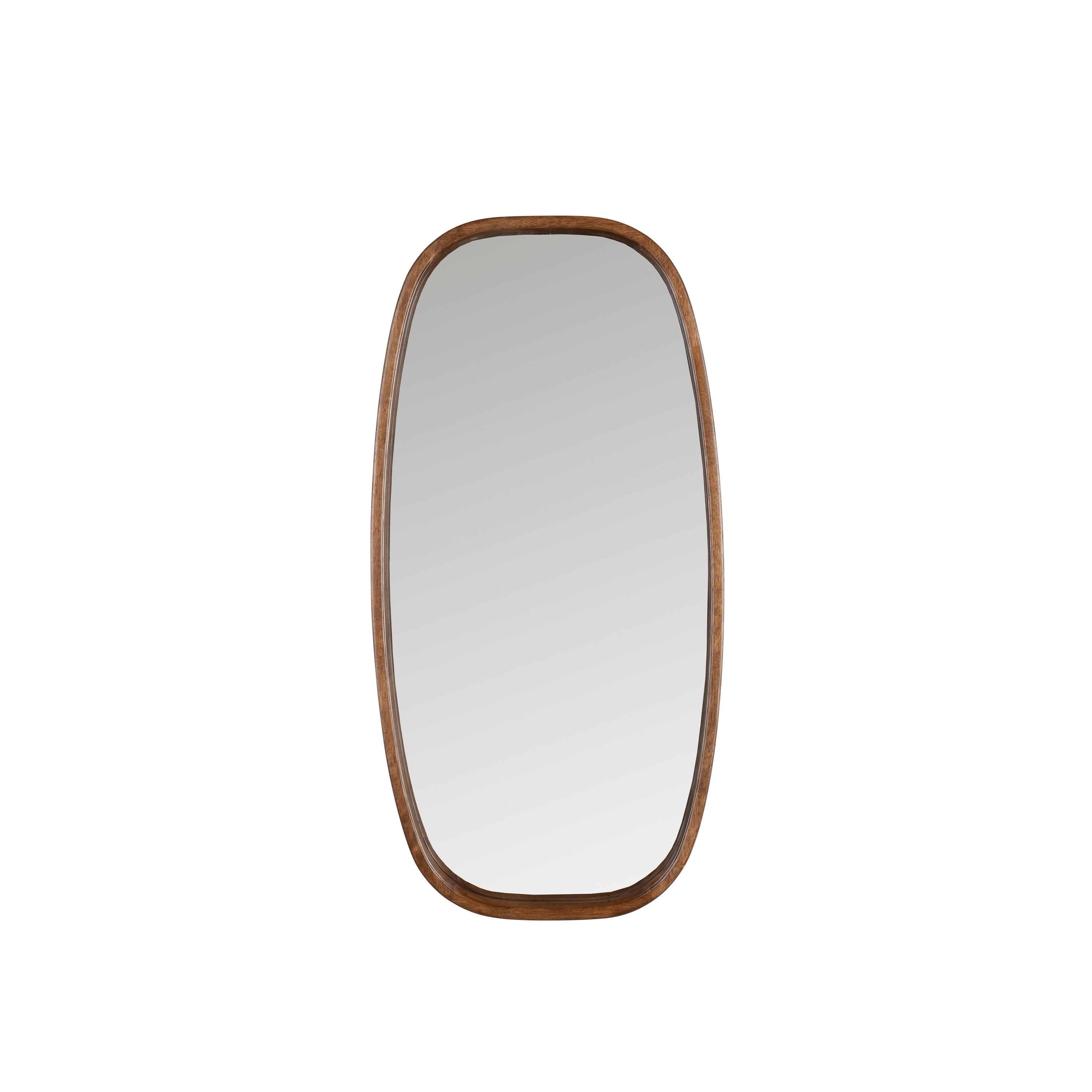 Housecraft Living Nyko Spiegel/ Wandspiegel Hout Bruin 80x40 cm (M) Bruin