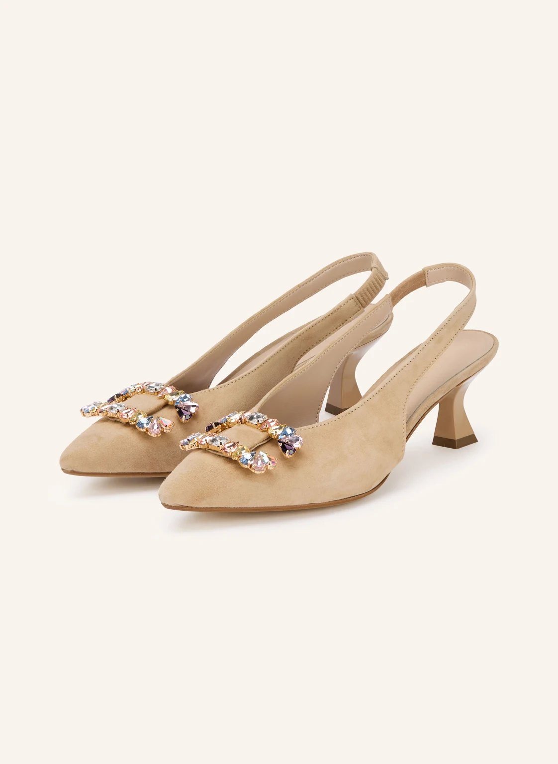 darling harbour Slingpumps mit Schmucksteinen