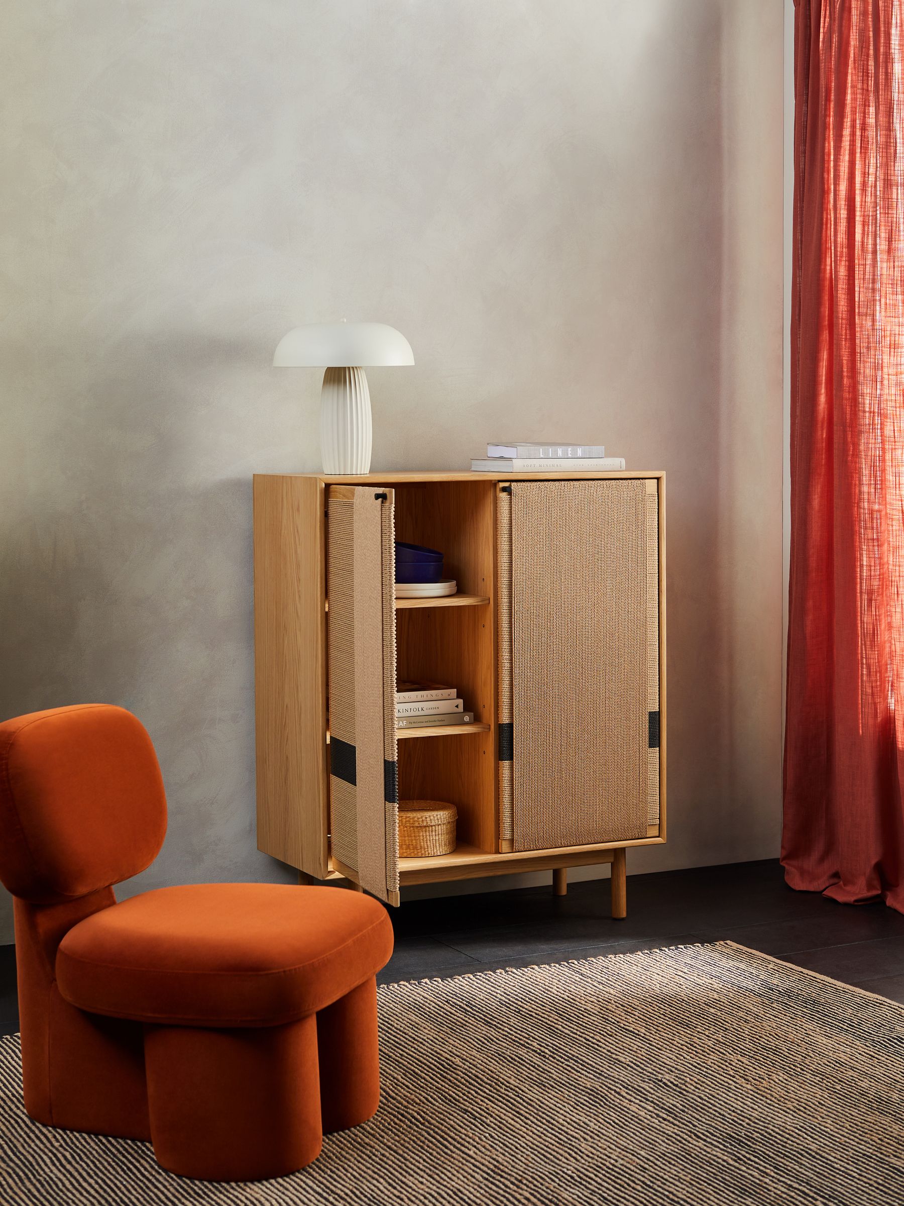 Eden Highboard in Oak