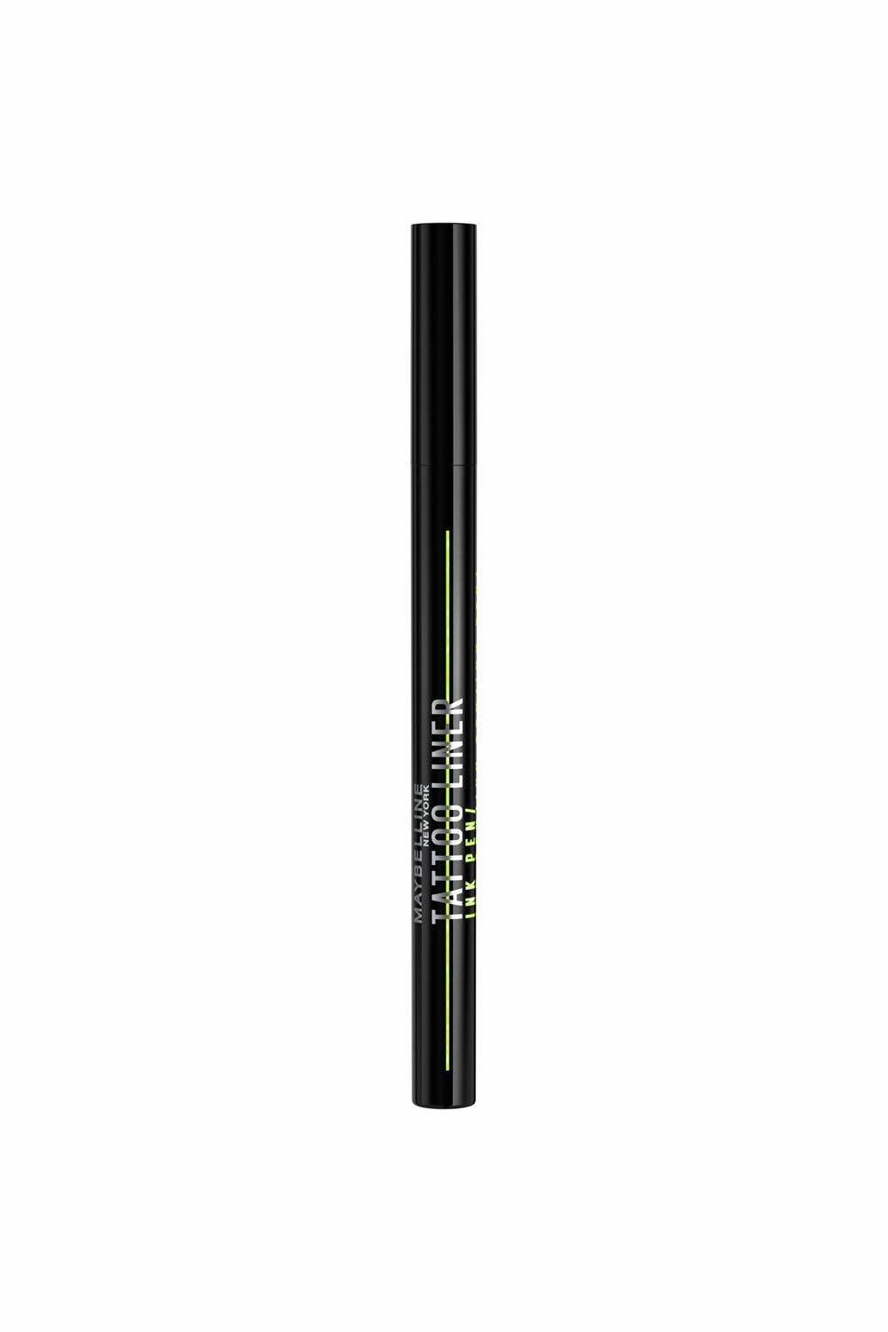 Maybelline Tattoo Liner Ink Pen Eyeliner waterproof, Brush Tip liner, Precise Lines and Tattoo impact
