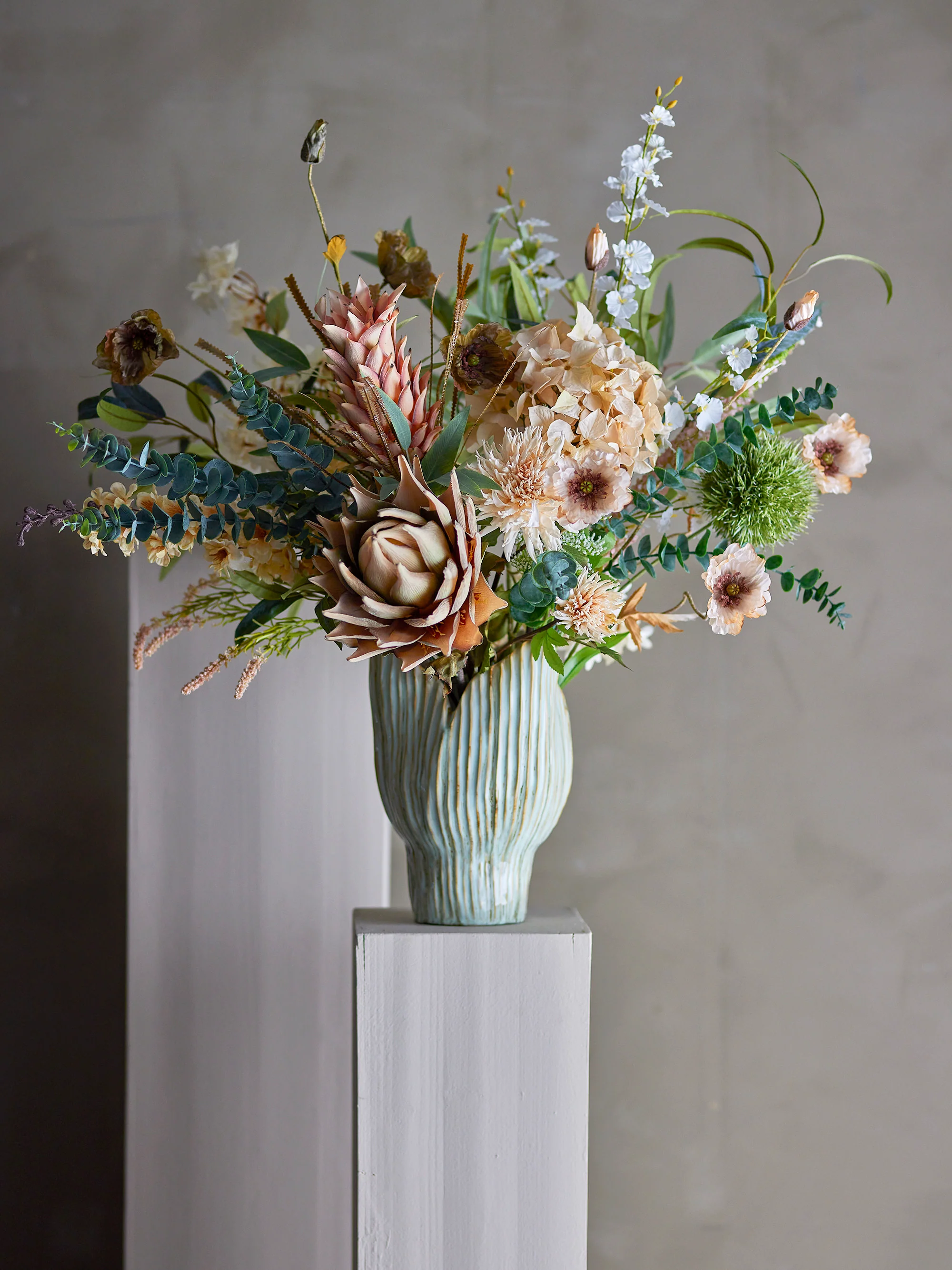 Kunstblume Hortensie
