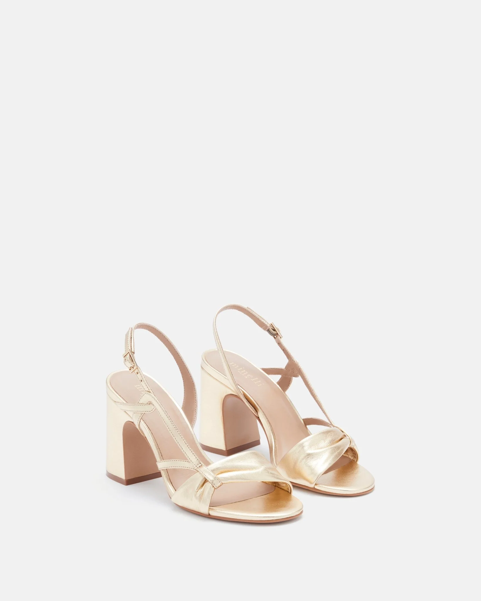SANDALES KETI/MET PLATINE