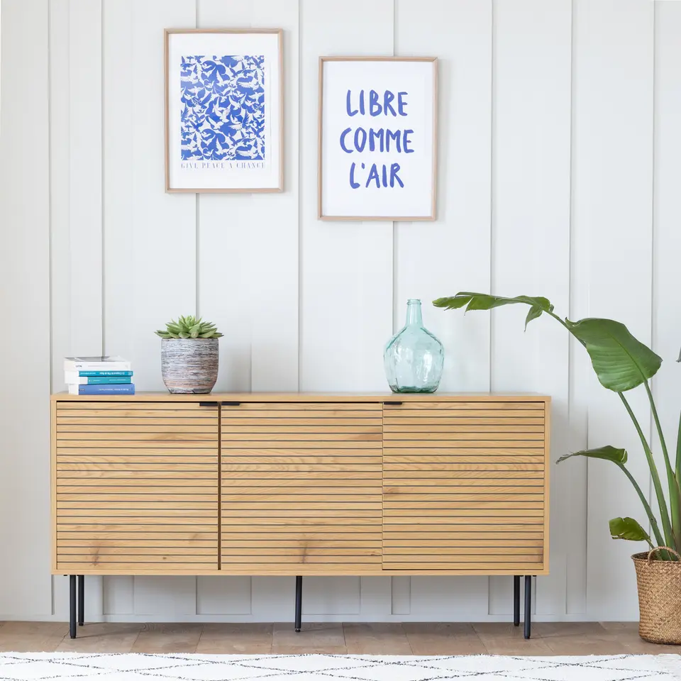 Happy Garden Buffet STINNA - Bruin - Spaanplaat