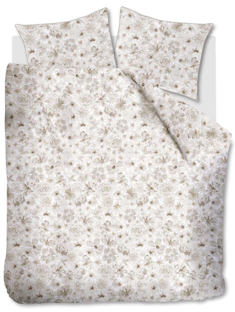 Riviera Maison dekbedovertrek Flowing Flowers - 260x200/220 cm - zand