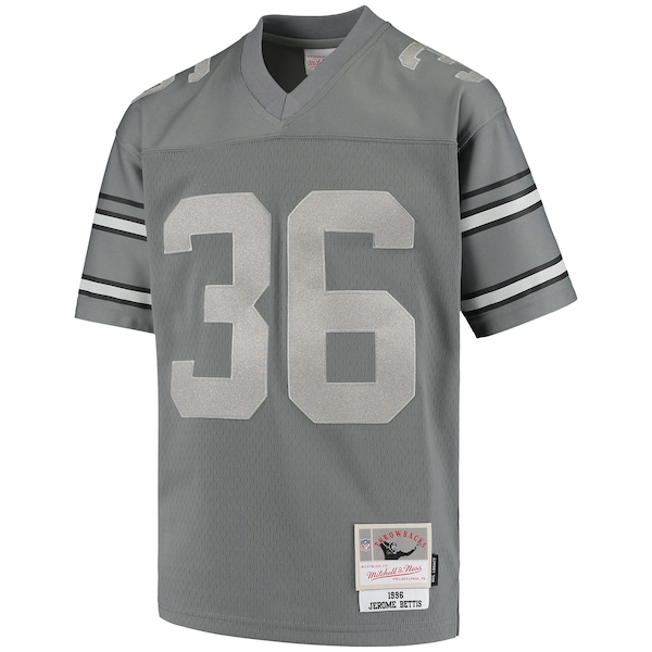 Jerome Bettis Pittsburgh Steelers Youth 1996 Retired Player Metal Replica Jersey - Charcoal