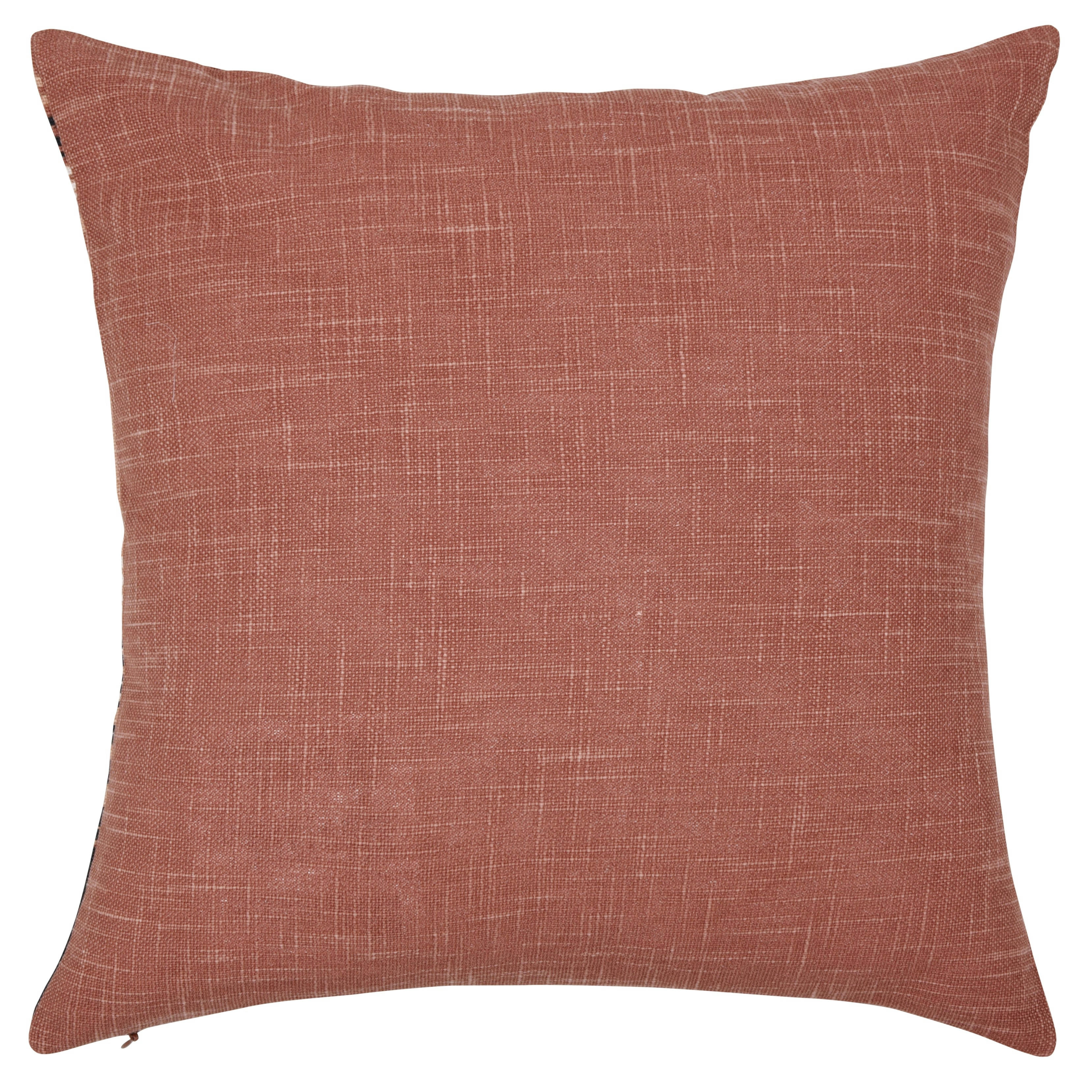 ELLIN - Housse de coussin en coton motifs vagues multicolores 40x40