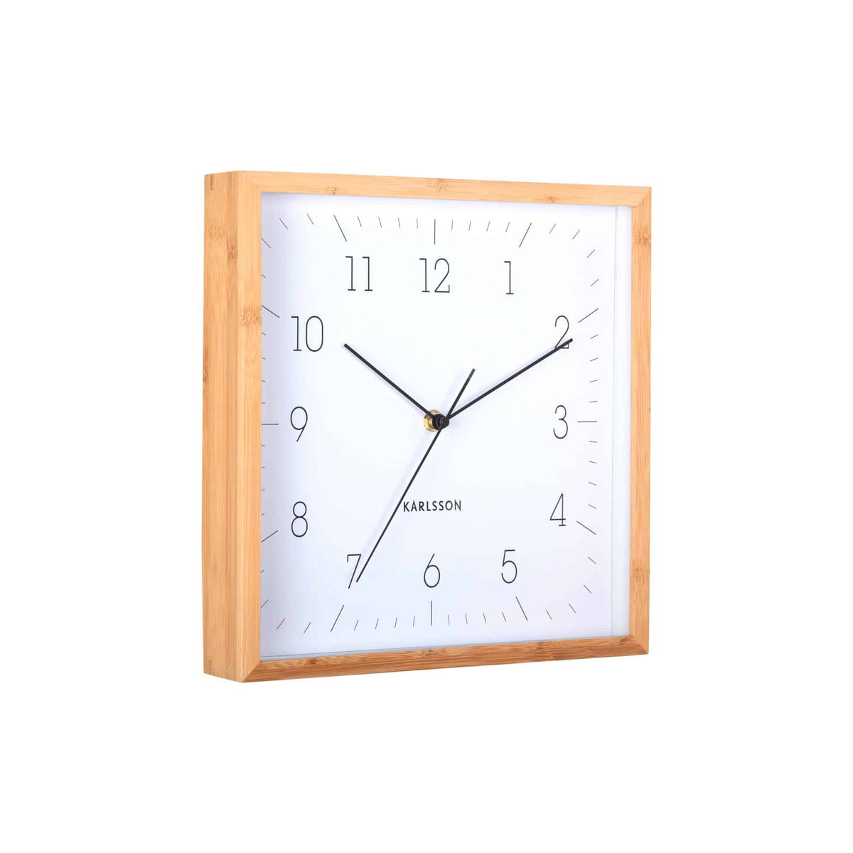 Karlsson wandklok Neat Cuadrado - wit - 4.5x29.2x29.2cm