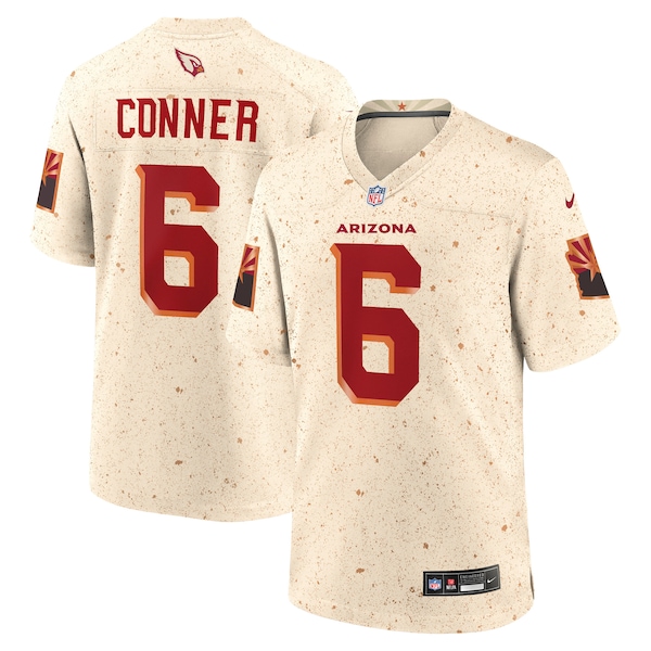 James Conner Arizona Cardinals Nike 2025 Rivalries Collection Game Jersey - Natural