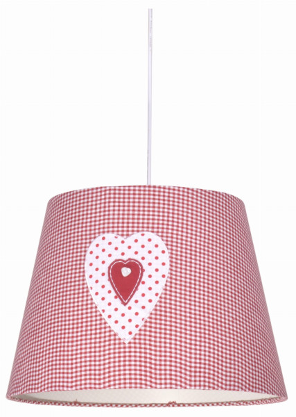 Lampa wisząca biało-różowa SWEET 1xE27x60W wym: 95x35x35 cm Candellux