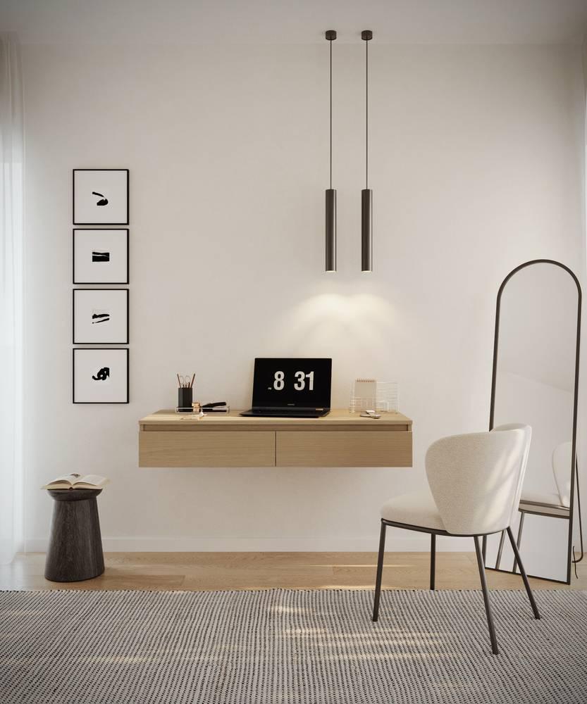 Kaptafel Kate zwevend 120cm