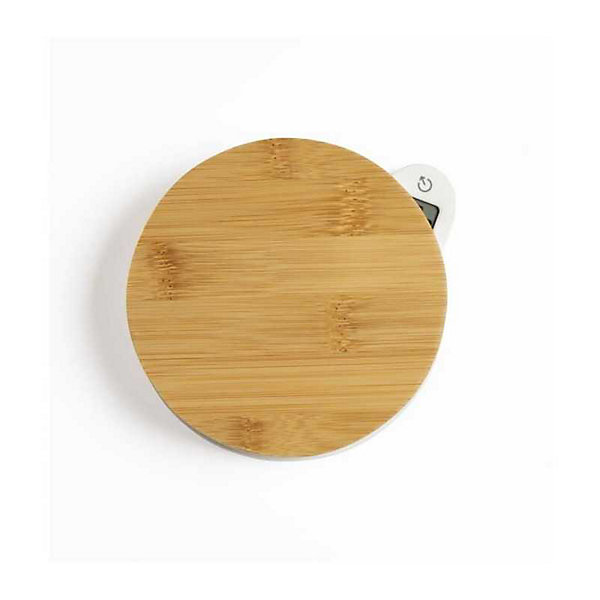 Balance de cuisine LIVOO DOM466 dynamo 5 kg plateau bambou précision 1 g