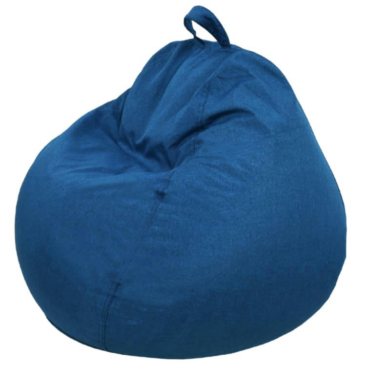 - Pouf Poire Bleu 105 x 85 cm