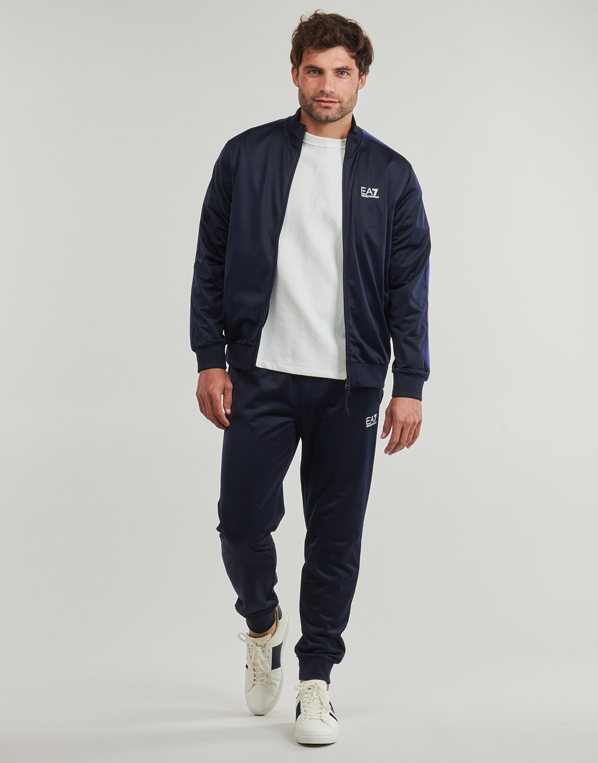 Emporio Armani EA7 - TRAIN 7 LINES M T-SUIT T-TOP FZ CH PL - TRAIN 7 LINES M T-SUIT T - Marine