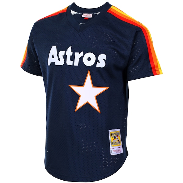 Jeff Bagwell Houston Astros Cooperstown Mesh Batting Practice Jersey - Navy