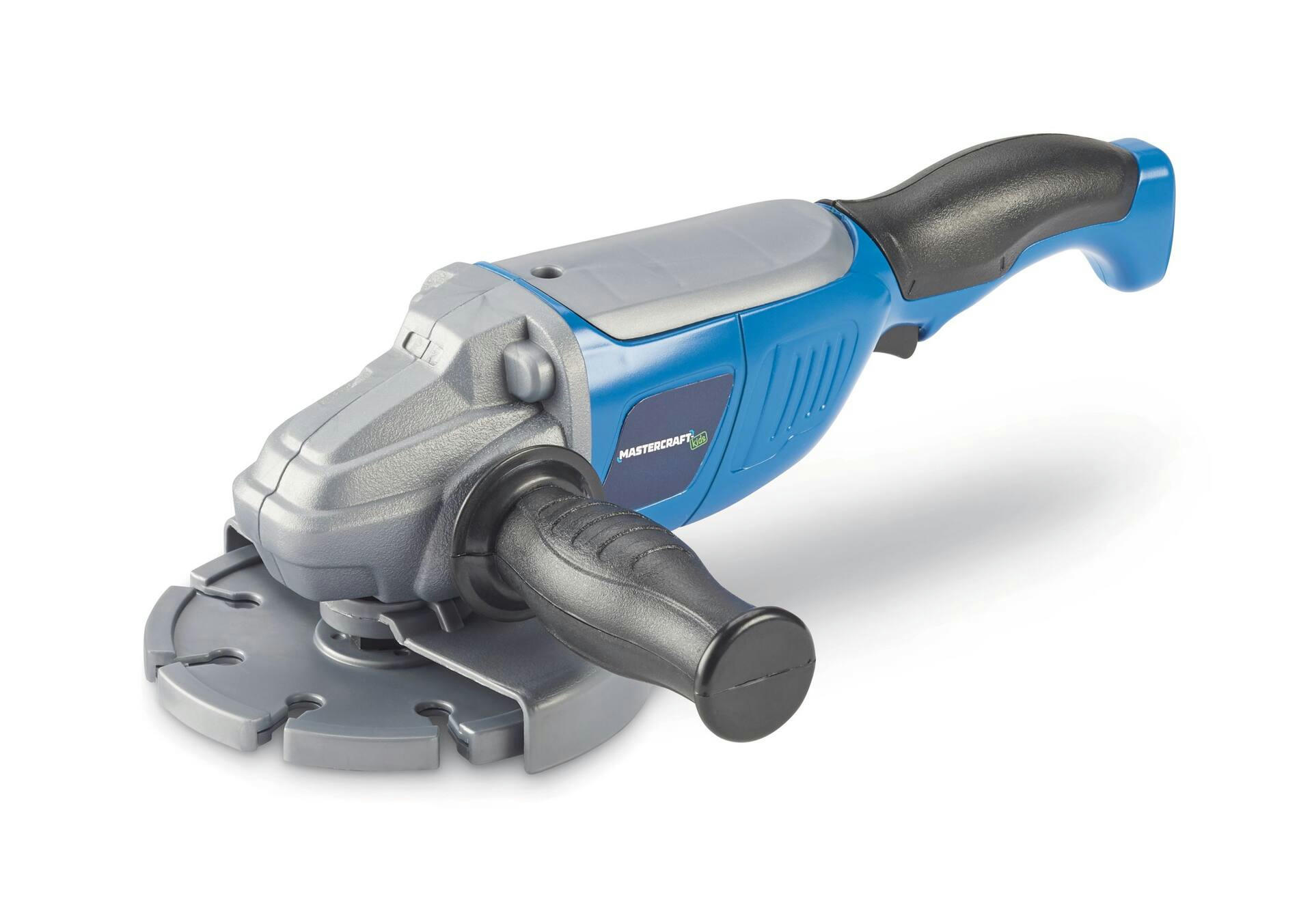 Mastercraft Power Angle Grinder Toy Set for Kids, With Realistic Sound, Blue, 4-pc, Ages 3+