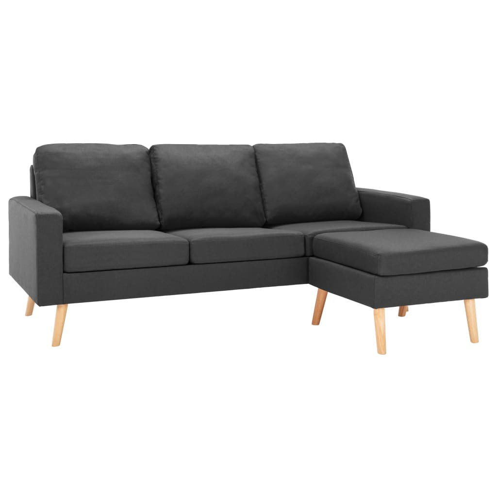 Sofa SzaryTkanina vidaXL