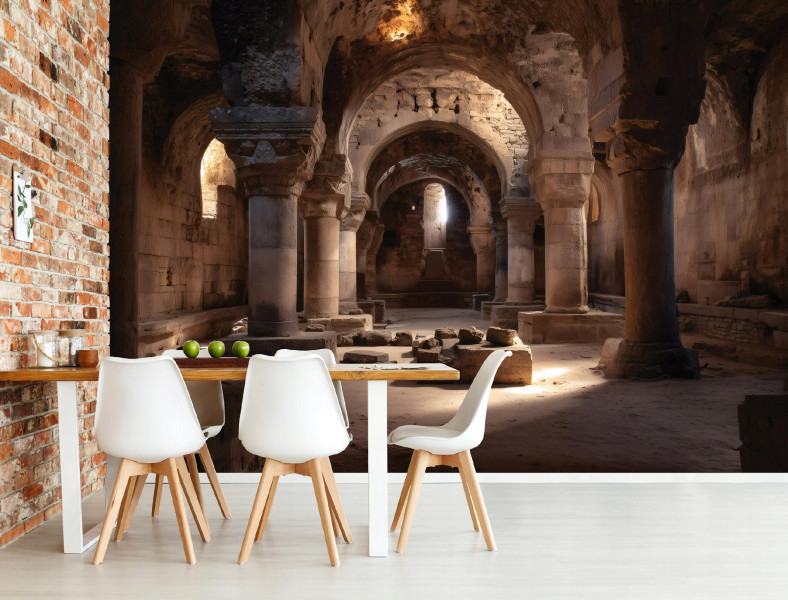 Fototapeta Architektura Brązowy Na Flizelinie Do Sypialni Salonu 250x175