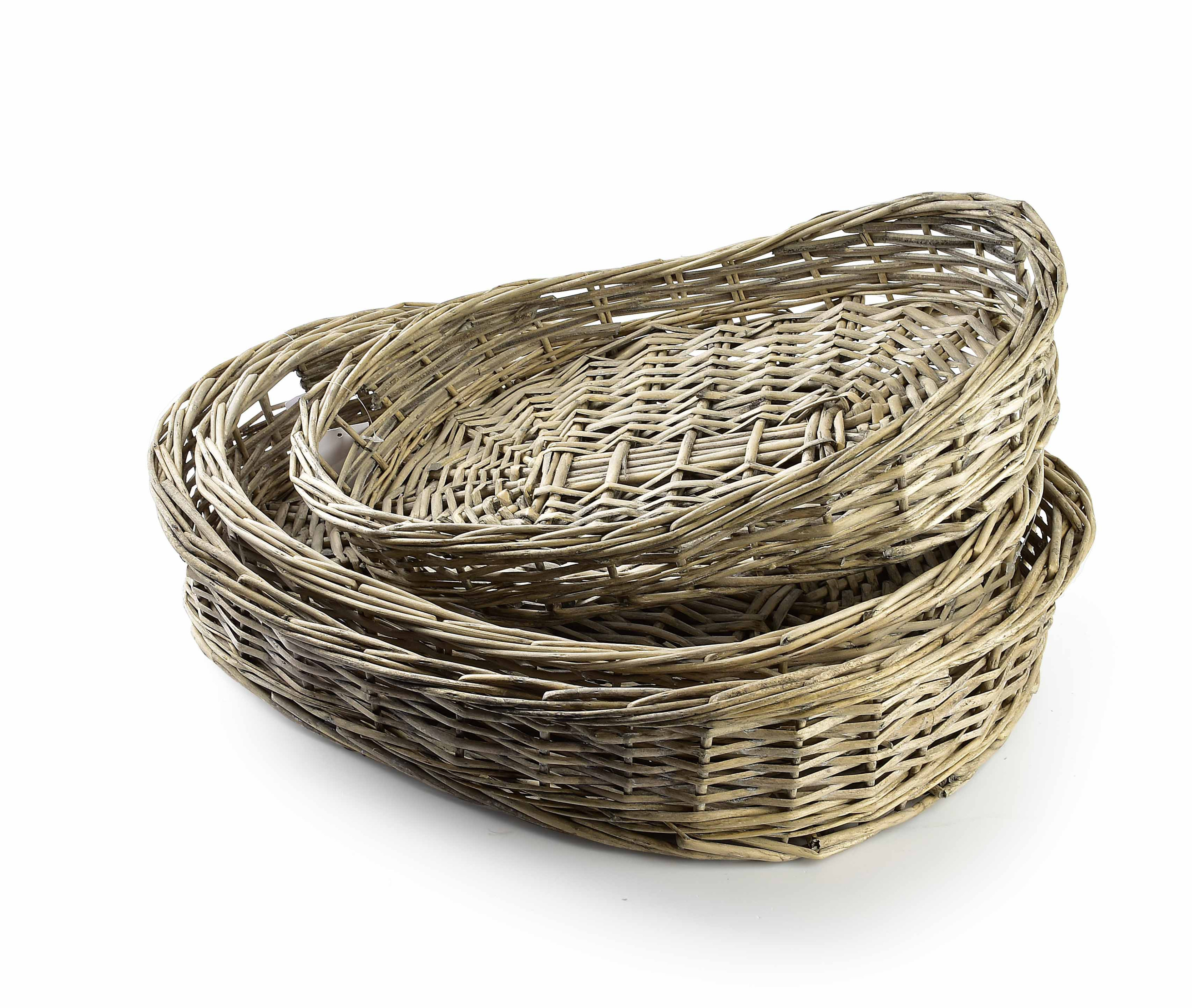 Komplet 3 tac 53x39x10cm 48x33x9cm 43x28,5x8cm GUSTAV