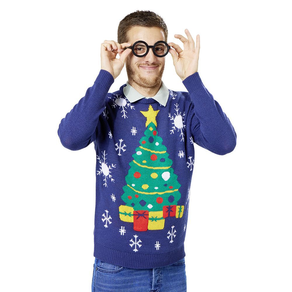 Pull de No&euml;l lumineux à led Adulte Taille M