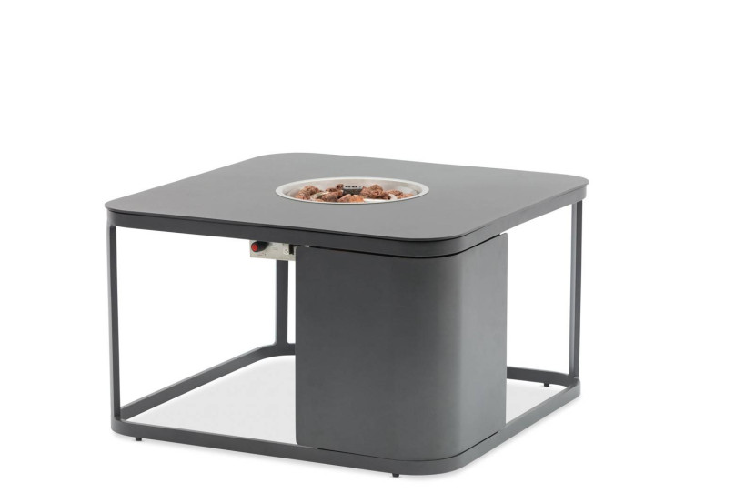 Palenisko gazowe kwadratowe FOGO 85x85 Marroni Grills antracytowe