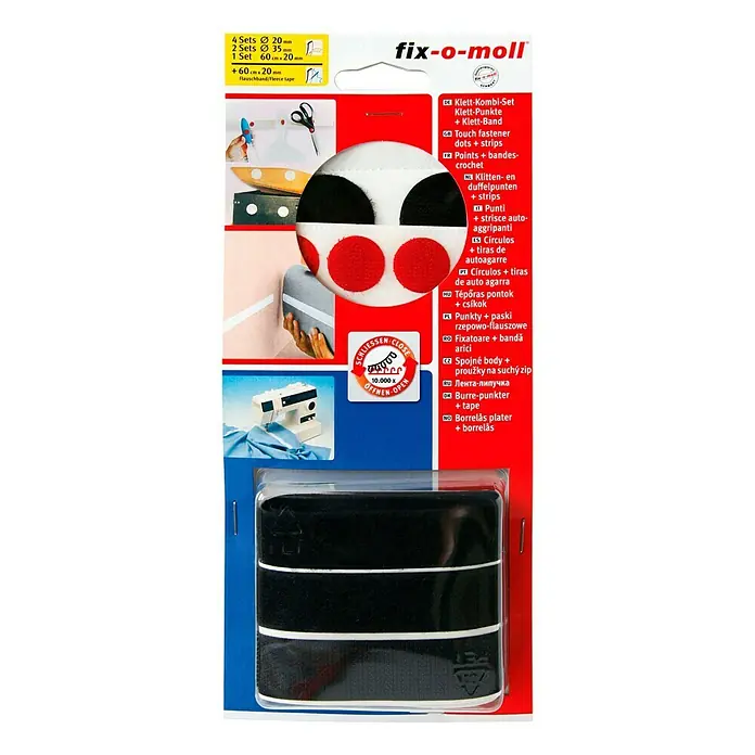 SVART FIX-O-MOLL PAPPBANDSETT