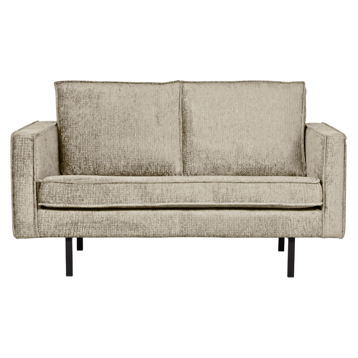 WOOOD 2-zits bank Rodeo - Structure Velvet - Wheatfield - 85x150x86