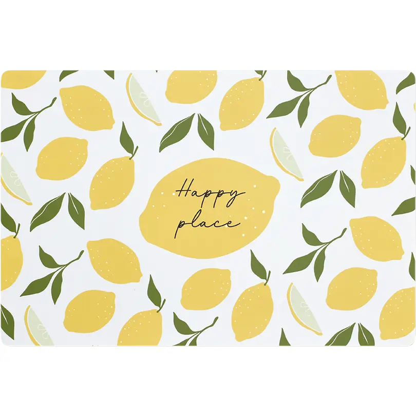Tischset 12er-Set Lemons