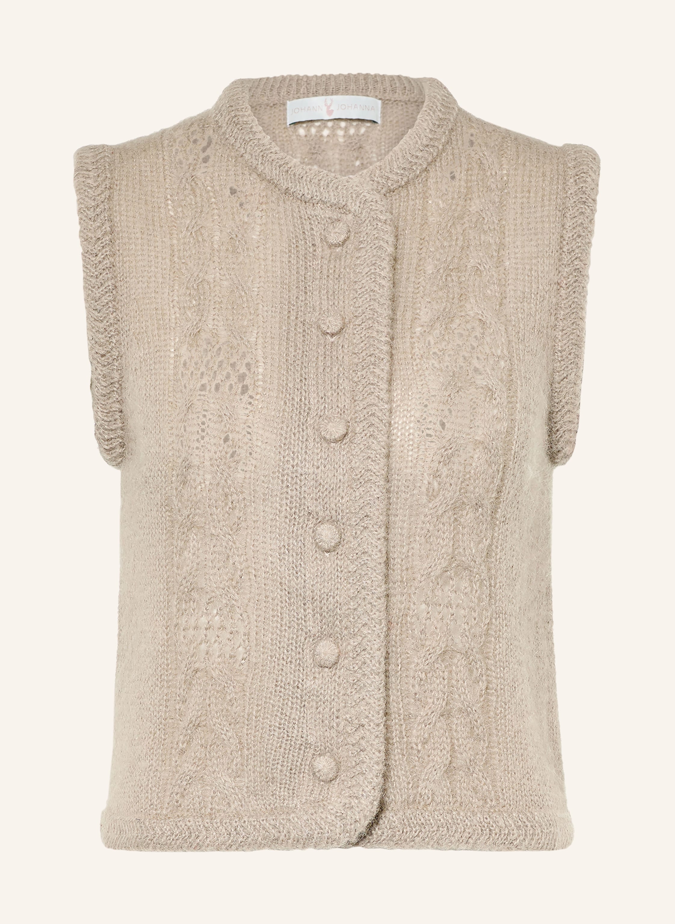 Johann & Johanna Strickweste mit Mohair